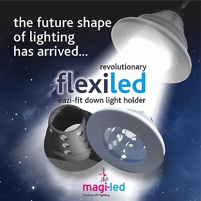 Recessed Light Fitting- No Clips Required Easy Fit  Flexiled  By Magi-Led Ltd • £3.60