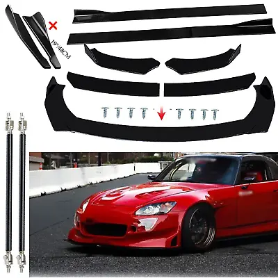 Front Bumper Rear Lip Splitter Spoiler Diffuser For Honda S2000 2000-2019 K • $79.99