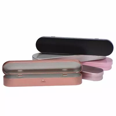 Stationery Flip Box Iron Pencil Case Metal Pencil Case Fountain Pen Box Tin Box • £3.71