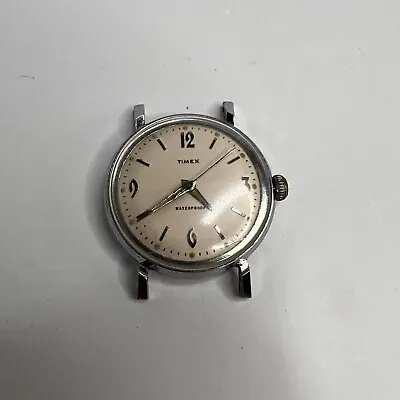 Vintage 1959 Timex Marlin Men’s Watch Germany Face Only No Band. Needs Service • $49.95