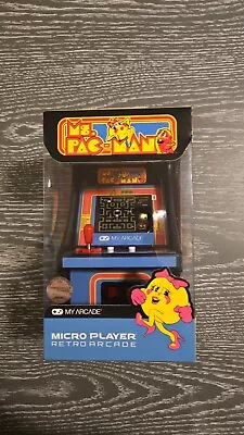My Arcade DGUNL-7009 MS. PAC-MAN Micro Player Pro Portable Retro Arcade [New ] • $35