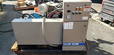 Leroi Model Cl30cub Screw Air Compressor In Xlnt Condition 27k Hours 125 Cfm • $2950