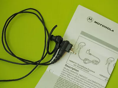 NEW Motorola HMN9727 Surveillance Earpiece Earphone Kit GP300 • $20