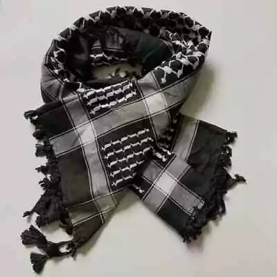 Keffiyeh Shemagh All Original Made In Palestine Arab Scarf Kufiya Arafat Cotton. • $24.23