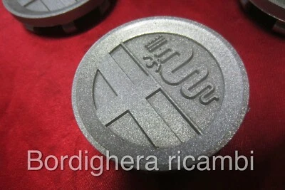 4 Coprimozzo 56mm Per Alfa Romeo Giulietta 147 159 - Logo Oro, Antiruggine - Foto 6