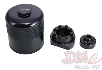 Raceworks Billet Lifetime 30 Micron Oil Filter W/Opener - M22x1.5 ALY-115-M22BK • $76.52