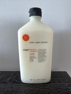 $30.99 • Buy MOP Modern Organic Products BASIL MINT Conditioner 20oz