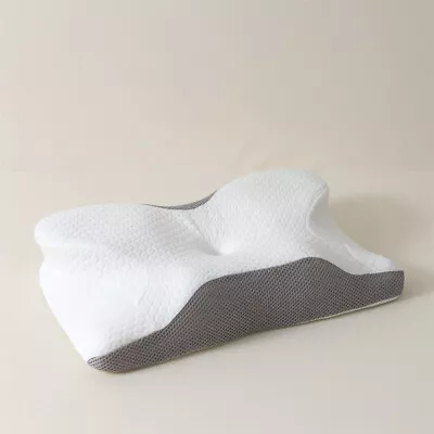 Memory Foam Contour Neck Support Orthopedic Pillow Cervical Groove Ergonomic  • £15.97