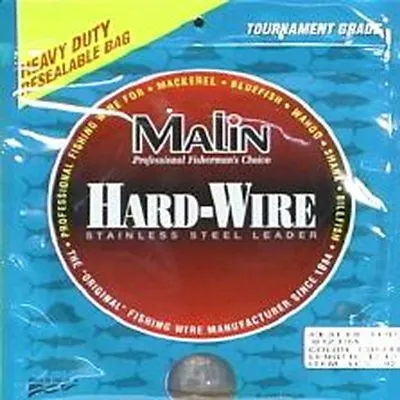 3 Coils Of 42' Malin Hardwire Stainless Steel Leader Wire | Pick Test |Free Ship • $10.95