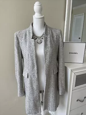 ZARA Gray Women Peacoat Jacket Coat M/L • $28