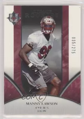 2006 Ultimate Collection Ultimate Rookies /275 Manny Lawson #334 Rookie RC • $3.65