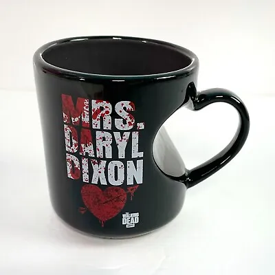 Mrs Daryl Dixon 2014 TWD The Walking Dead 12 Oz Ceramic Mug With Heart Handle • $11.99