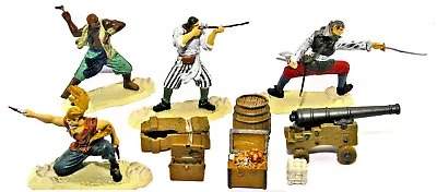 Forces Of Valor Pirate Attack Set #2 - 4 Figs/6 Acc 54mm Painted Plastic Soldier • $23.95