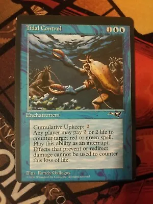 Tidal Control MISPRINT Magic The Gathering MTG Card - Miscut • $19.95