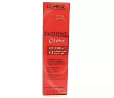 L'oreal Excellence Creme Hair Color  R-3 Extreme Dark Copper Red • $7.95