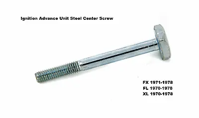 $25.25 • Buy 1970 - 1978 HARLEY D FL FX XL Ignition Advance Unit Steel Center Screw 5 Pack