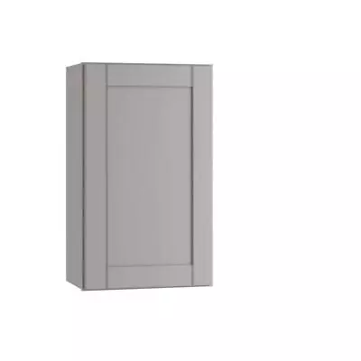 MILL'S PRIDE Wall Kitchen Cabinet 30 Hx18 Wx12 D Plywood Framed Vesuvius Gray • $153.55