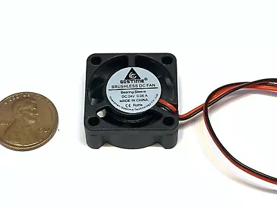 1 Piece 24v Fan 2510 Quiet 3d Printer Cnc Computer Cooling 25mm 2pin Small B18 • $8.49