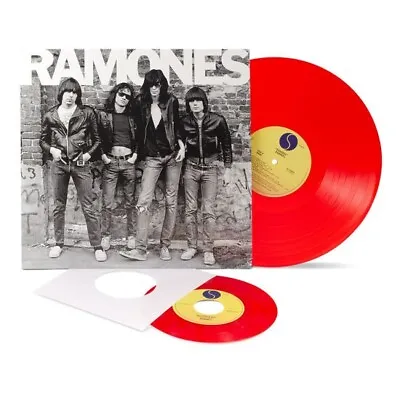 THE Ramones Ramones RED VINYL Mono LP + Bonus 7  SINGLE Mono BLITZKRIEG BOP • £45