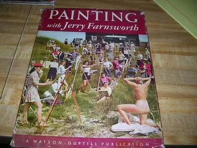 RARE Vintage 1949 First Edition Painting With Jerry Farnsworth Book Autographed • $49.99