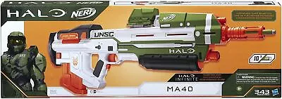 £54.49 • Buy Nerf Halo Infinite MA40 Motorised Dart Action Blaster Gun