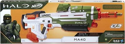 £54.49 • Buy Nerf Halo Infinite MA40 Motorised Dart Action Blaster Gun