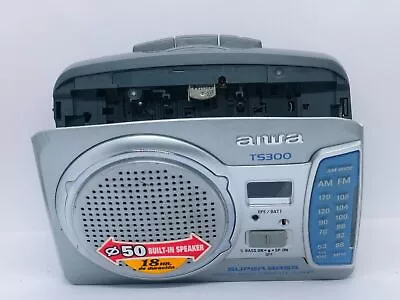 Aiwa TS 300 Walkman Cassette Player Radio Works Motor Spins For Parts Or Repair • $54.88