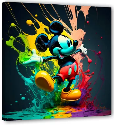 The Dance Of Mickey Mouse Art Pop Modern Picture Top Mural Current Art GR42 • £76.69