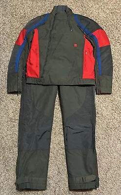 Vintage BMW Motorrad Gore-Tex Motorcycle Suit (Jacket+Coveralls) 40 Long Gray • $99.97