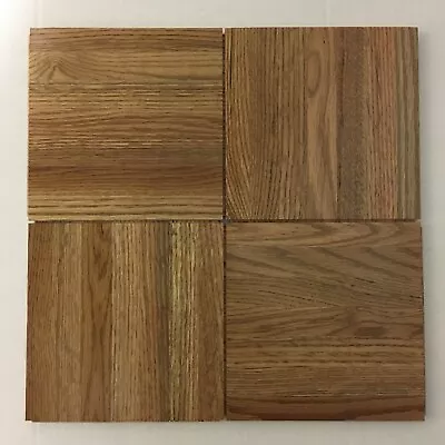 Parquet Flooring 6 X6 X5/16  Sold Oak Wood 4pc New 1-sqft • $14