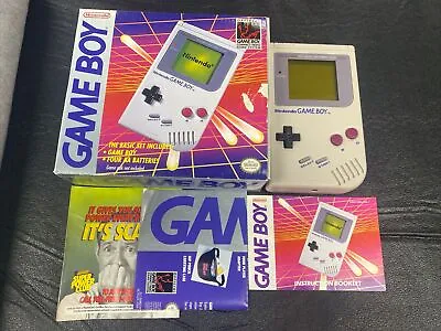 Original Nintendo Gameboy DMG-01 Console System CIB Complete In Box Near Mint • $224.97