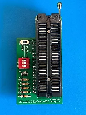 EPROM Programmer 27C160 27C322 27C400 27C800 Adapter T48 TL866 (Amiga ROMs Etc) • $25