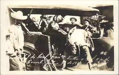 Death Of Pancho Villa Mexican Revolution MaCabre Car C1923 Real Photo Postcard • $139.99