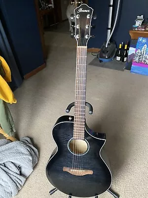 Ibanez AEWC400TKS Acoustic Electric Guitar - Transparent Black Sunburst • $600