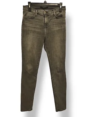 J Brand Womens Maria Dove High Rise Skinny Leg Jeans Gray Denim Size 30 • $33.99