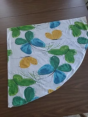 Vera Neumann 70  Round Tablecloth 'Flights Of Fancy  Butterfly Vintage Cotton  • $23