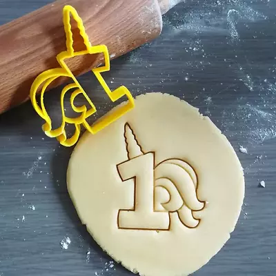 $8.58 • Buy UNICORN BIRTHDAY NUMBERS Cookie Cutters Biscuit Fondant Cutter Embosser