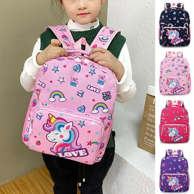 $20.39 • Buy Children Kids Cute Unicorn Backpack Kindergarten Girls School Bag Rucksack Bags