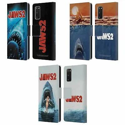 Official Jaws Ii Key Art Leather Book Wallet Case Cover For Samsung Phones 1 • $38.45