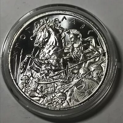 Intaglio Mint - Molon Labe - Spartan On Horseback - Silver Round - M7 • $39.99