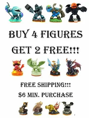 Skylanders Giants Figures Buy 4 Get 2 Free - $6 Minimum Purchase - Free Shipping • $8.95