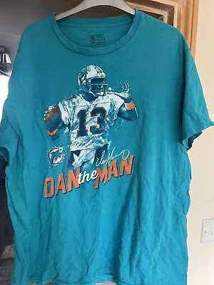 Fanatics Pro-line Miami Dolphins NFL Dan Marino T-shirt XL Jersey • £12