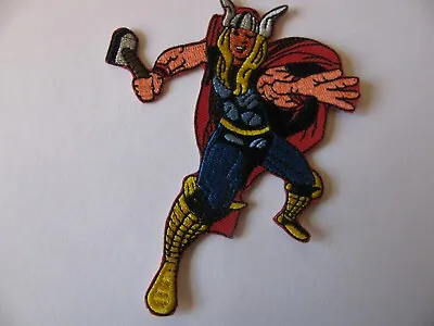 Thor  Marvel Comics  Character  Iron On   Patch  3   Wide  New Lowest Price Ebay • $9.99
