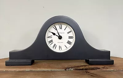 Jones & Co Napoleon Hat Style Clock Mantel Black Roman Numeral • £17.99