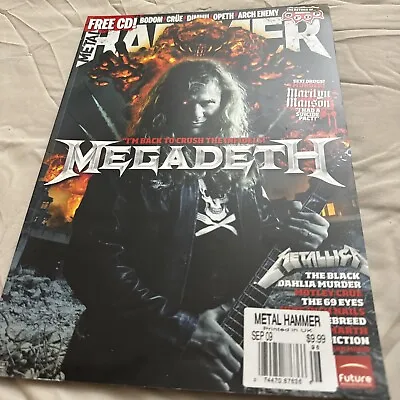 Metal Hammer  Magazine 2009 Megadeth • $14.99