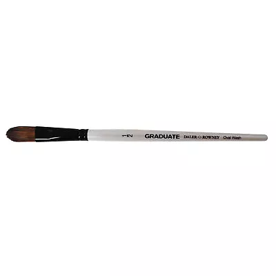 Daler Rowney Graduate Pony & Synthetic Oval Wash Brush Size 1/2   • £4.32