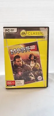 Mass Effect 2 (PC CD-ROM 2010) Game 2 Discs Manual & Code - Action Adventure • $8.49