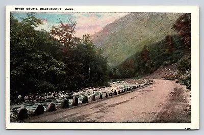 $3.55 • Buy Charlemont MA River South Berkshire Hills Mohawk Trail Highway Old Postcard View