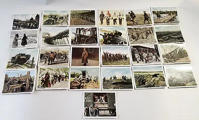25 Vintage Germany WWI - WWII Cigarette Trade Cards Battle Moments • $22
