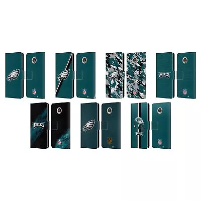 Official Nfl Philadelphia Eagles Logo Leather Book Case For Motorola Phones • $23.95